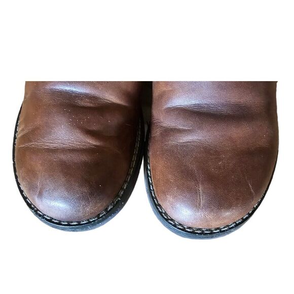 Earth Shoe Women's Size 7 Pine 2 Buckle Leather Slip On Comfort Mule Shoes - Picture 6 of 6